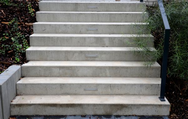 Poured Step Installation in Nampa