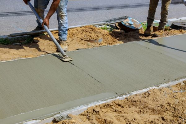 Cement Pathway Installation in Nampa