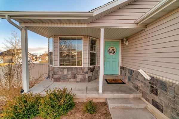 Porch Concrete Installation in Nampa