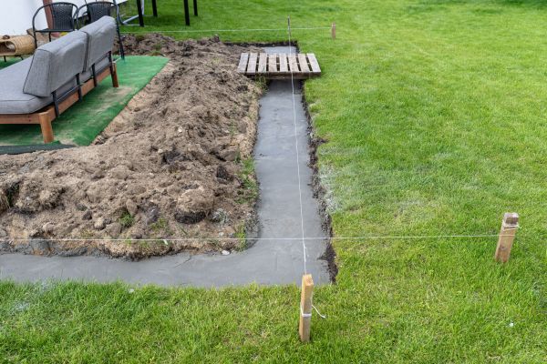 Cement Footer Installation in Nampa