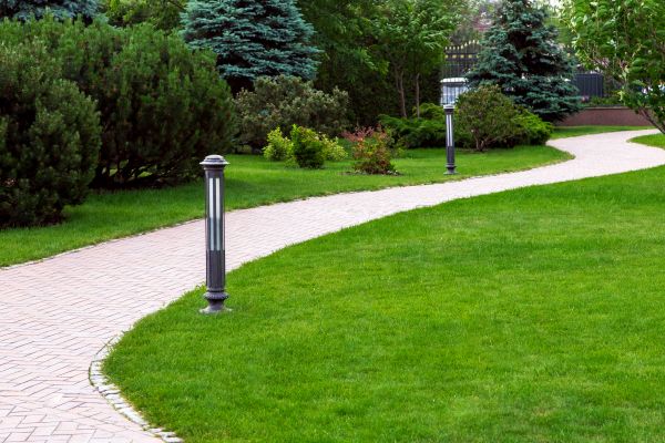 Backyard Sidewalk Installation in Nampa