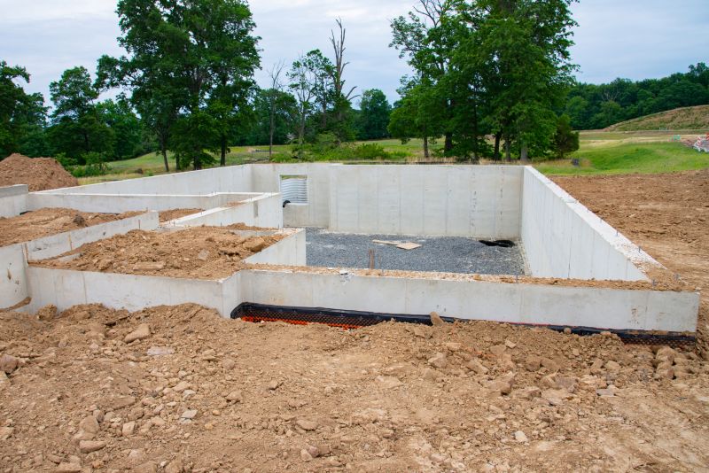 Basement Concrete Installation detail